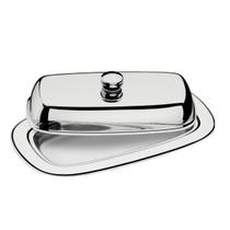 Manteigueira Tramontina Aço Inox com Tampa Service Retangular