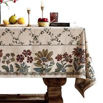 Mantel patdrea de lino diseñado francés 160x220 cm Oliveirad
