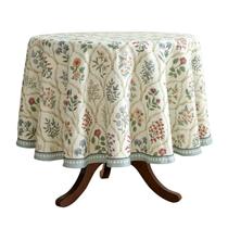 Mantel Redondo Pequeño ISAENNE Diseñado, Diámetro 140 cm