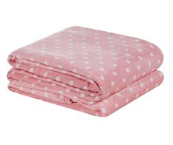 Mantinha Flannel Petit Poá Solteiro