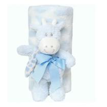 Mantinha Girafa Azul Menino Buba