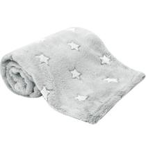 Mantinha Infantil Buba Estrelinhas Cinza Confortável e Macia Mantinha Infantil Buba Estrelinhas Cinza Confortável e Macia