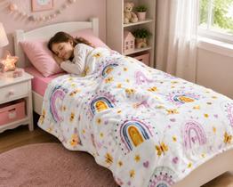Mantinha Infantil Estampa Menino e Menina Solteiro Flannel Tutti Kids 2,20x1,50 Macia e Quentinha Mantinha Infantil Estampa Menino e Menina Solteiro Flannel Tutti Kids 2,20x1,50 Macia e Quentinha