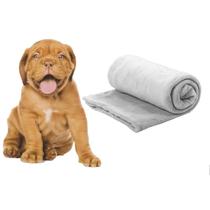 Mantinha Pet Cobertor para Cães e Gatos Pets de pequeno Porte - Cinza