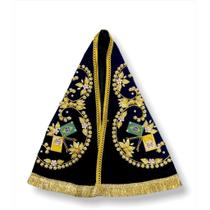Manto Nossa Senhora Aparecida 40cm Com Touca