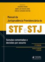 Manual da Jurisprudencia Previdenciária do STF e STJ Súmulas Comentadas e Decisões por Assunto 2026 juspodivm