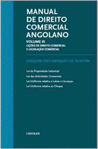 Manual de Direito Comercial Angolano - Vol. III - ALMEDINA