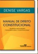 Manual de direito constitucional - REVISTA DOS TRIBUNAIS RT