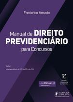 Manual de Direito Previdenciário para Concursos 2026 juspodivm Manual de Direito Previdenciário para Concursos 2026 juspodivm