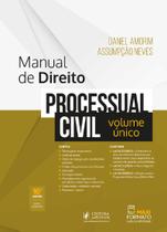 Manual De Direito Processual Civil Volume Unico - 16ª Edição 2024 Juspodivm