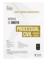 Manual de direito processual civil - Volume único (2025)