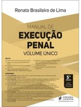 Manual de execução penal - volume único - 2026
