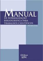 Manual de normalizaçao bibliografica para trabalhos cientificos