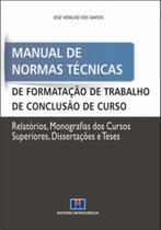 Manual de normas técnicas de formatação de trabalho de conclusão de curso