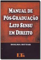 Manual de pos-graduacao lato sensu em direito - LTR