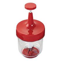 Manual do picador de alimentos GoodCook Red Clear