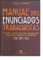 Manual dos enunciados trabalhistas Manual dos enunciados trabalhistas