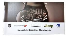 Manual Garantia E Manutenção Jeep Original Em Branco