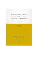 Manual Teórico e Prático de Advocacia Ambiental Manual Teórico e Prático de Advocacia Ambiental