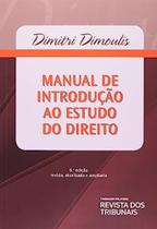 Manuel de introdução ao estudo do direito - REVISTA DOS TRIBUNAIS