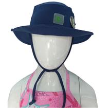 Manulele suplex marinho liso chapéu bebe praia piscina proteção uv 50+ unisex