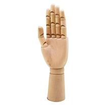 Mão Articulada de Madeira Manequin de Referência 25cm Decoração Artesanato Mão Articulada de Madeira Manequin de Referência 25cm Decoração Artesanato