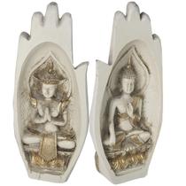 Mão Buda Hindu Branca 05536 - Plat1