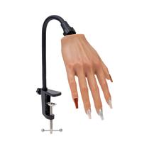 Mão De Silicone Realista Para Prática De Unhas De Acrílico, Kit Profissional Com Dedos Flexíveis