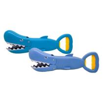 Mão de tubarão azul brinquedo bionica resistente -