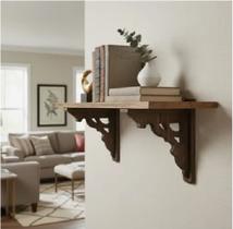 Mão francesa de madeira 2 peças