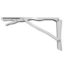 Mão Francesa Dobrável Desicon Par 30cm Branco Tampo De Mesa