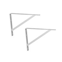 Mão Francesa Leve 50cm Branca Multivisão Kit c/ 2un Mão Francesa Leve 50cm Branca Multivisão Kit c/ 2un