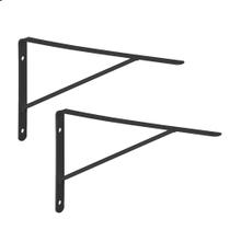 Mão Francesa Leve 50cm Preta Multivisão Kit c/ 2un