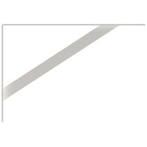 Mão Francesa Leve de Aço 27cm Branca Brasforma MFL-27B Mão Francesa Leve de Aço 27cm Branca Brasforma MFL-27B