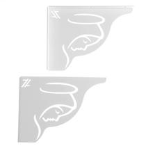 Mão Francesa Ornamentada Branca Aço 20cm Virgem Maria Nossa Senhora Zarg Mão Francesa Ornamentada Branca Aço 20cm Virgem Maria Nossa Senhora Zarg