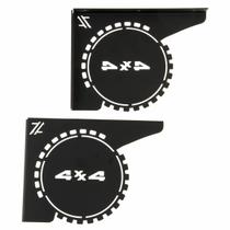 Mão Francesa Preta 20 cm 4x4 Off Road Decorativas em Aço Ornamentada Zarg Mão Francesa Preta 20 cm 4x4 Off Road Decorativas em Aço Ornamentada Zarg