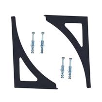 Mão Francesa Preto 20cm Acompanha Kit Parafuso Bucha Mão Francesa Preto 20cm Acompanha Kit Parafuso Bucha