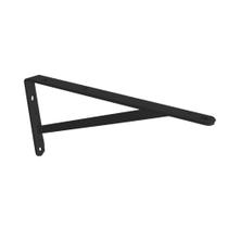 Mão Francesa Reforçada 25Cm Preta Multivisão