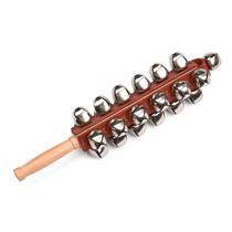 Mão Jingle Bells para Holiday Home Christ, Agitador De Madeira, Instrumento De Percussão Musical Mão Jingle Bells para Holiday Home Christ, Agitador De Madeira, Instrumento De Percussão Musical