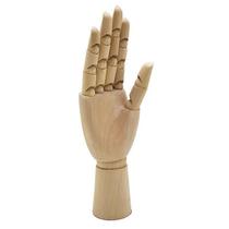 Mão Manequim Articulada De Madeira 25 Cm Direita - Onyx