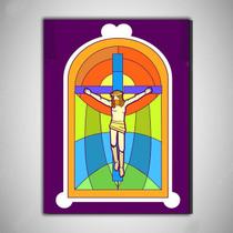 Mãos orando senhora Placa Decorativa Religiosa 30x20 cm