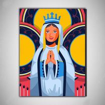 Mãos orando senhora Placa Decorativa Religiosa 30x20 cm Mãos orando senhora Placa Decorativa Religiosa 30x20 cm