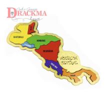 Mapa da América Central Quebra-Cabeça, Educativo, Países e Capitais - Drackma
