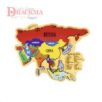 Mapa da Ásia Quebra-Cabeça, Educativo, Países e Capitais