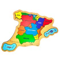 Mapa da Espanha Quebra-Cabeça Educativo