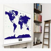 Mapa de Viagem Mundial Luminoso de Alta Qualidade - Personalizado