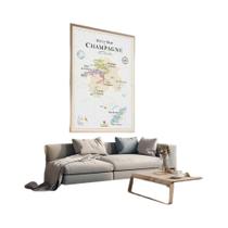 Mapa De Vinhos De Bordéus, Espanha, Itália, Pintura Em Tela, Pôster De Parede, Impressões