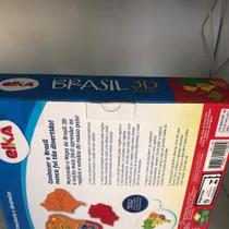 Mapa do brasil/escolar/quebra cabeça/plastico/colorido/mapa