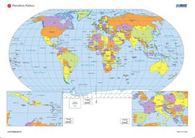 Mapa Escolar Mundi Politico