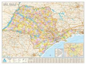 Mapa estado sao paulo pol. rod. dobr. - GEOMAPAS EDITORA DE MAPAS E GUIAS LTDA